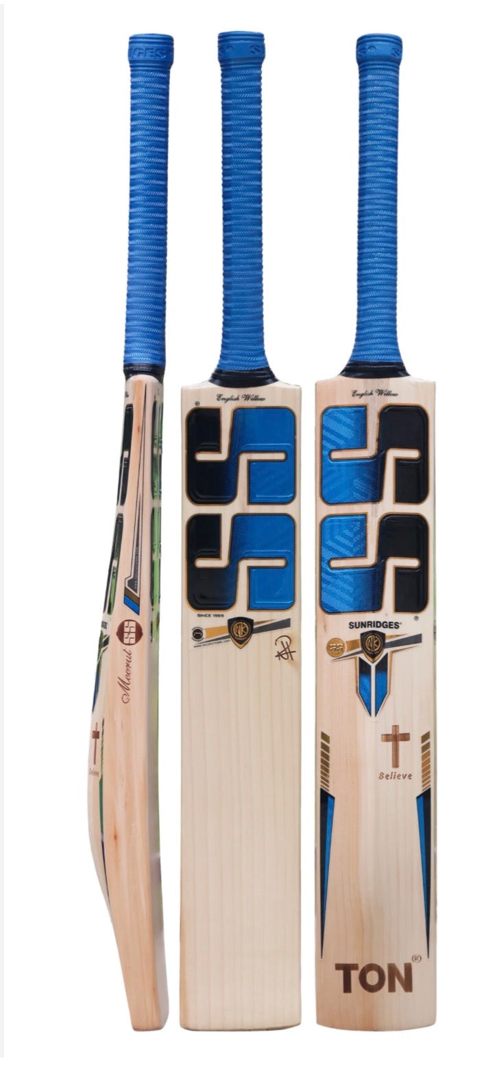 SS Nicolas Pooran Player English Willow Cricket Bat Size SH
